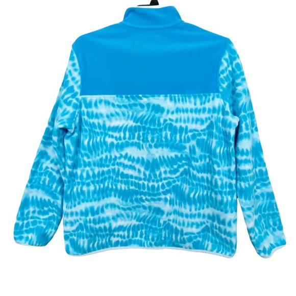 Lands End Fleece Tie Dye Pullover - XL - Like New - Picture 6 of 8